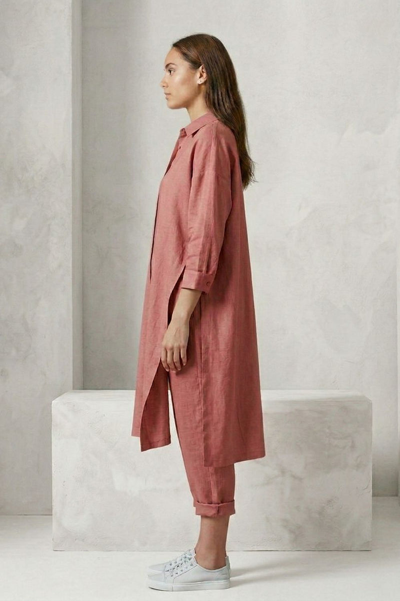BLAKE PINK SET upcycled cotton by Doodlage in pink color for women in Singapore