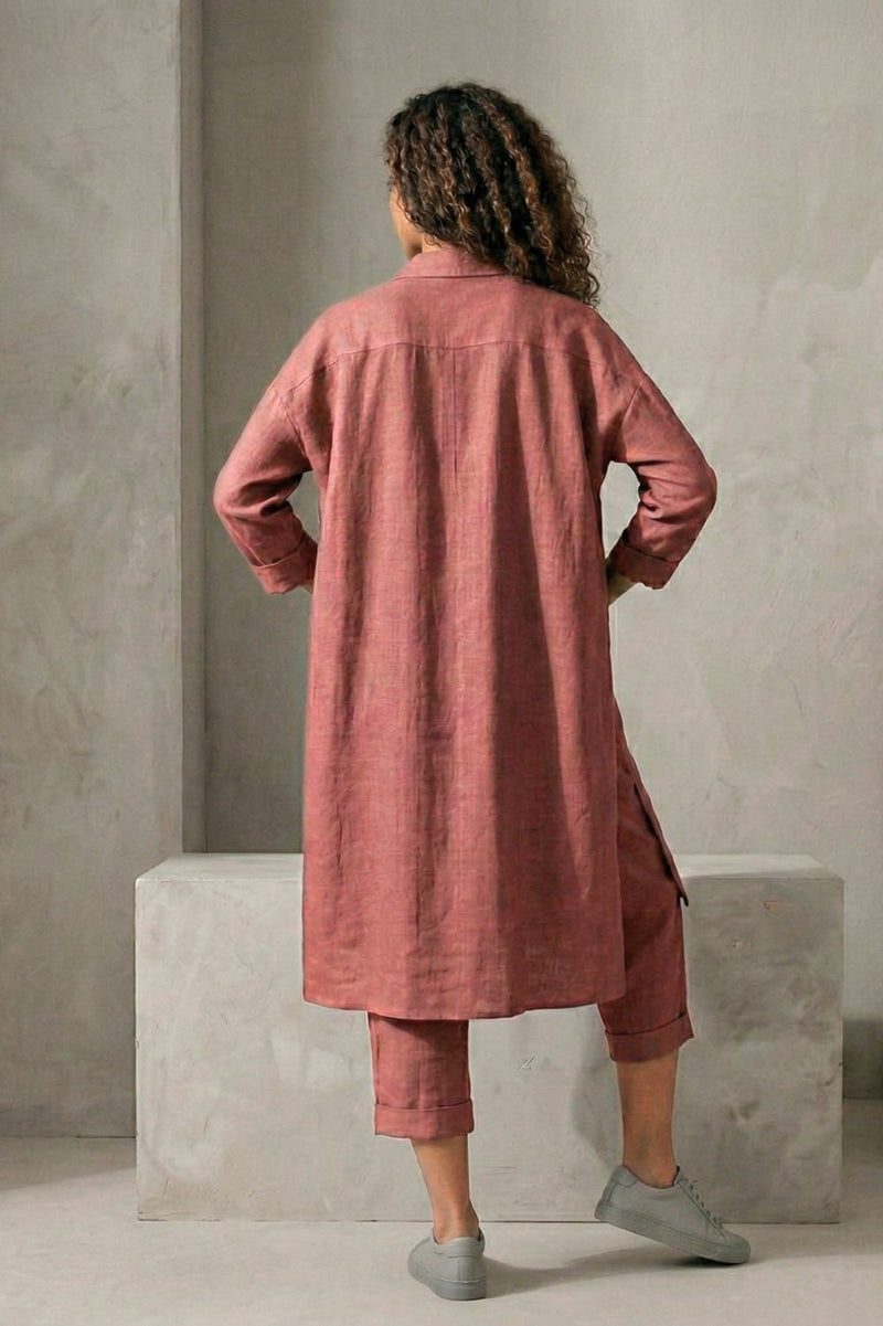 BLAKE PINK SET upcycled cotton by Doodlage in pink color for women in Singapore