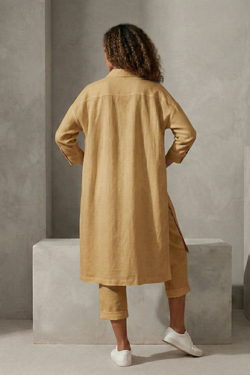 BLAKE BEIGE SET upcycled cotton by Doodlage in beige color for women in Singapore