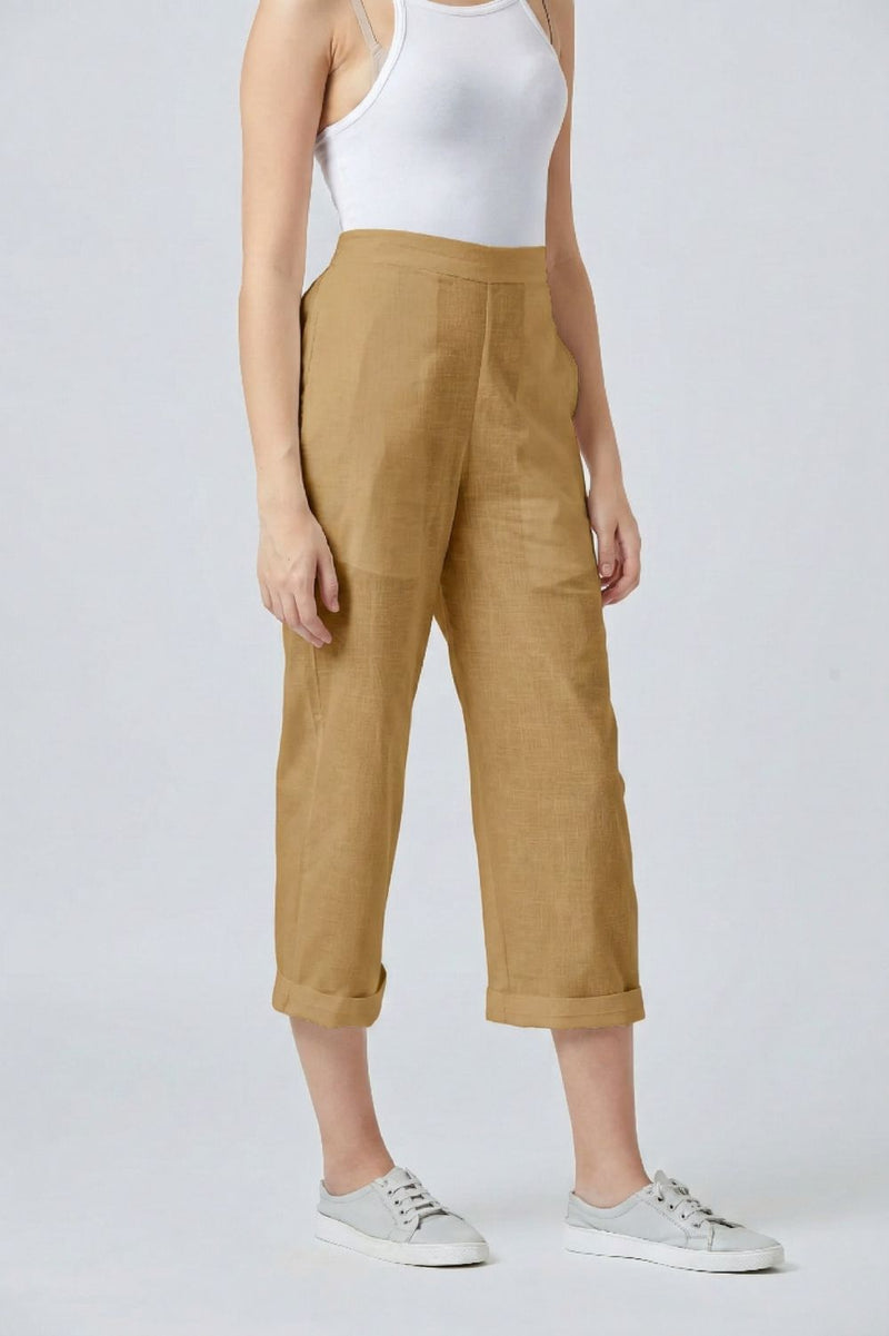 BLAKE BEIGE SET upcycled cotton by Doodlage in beige color for women in Singapore
