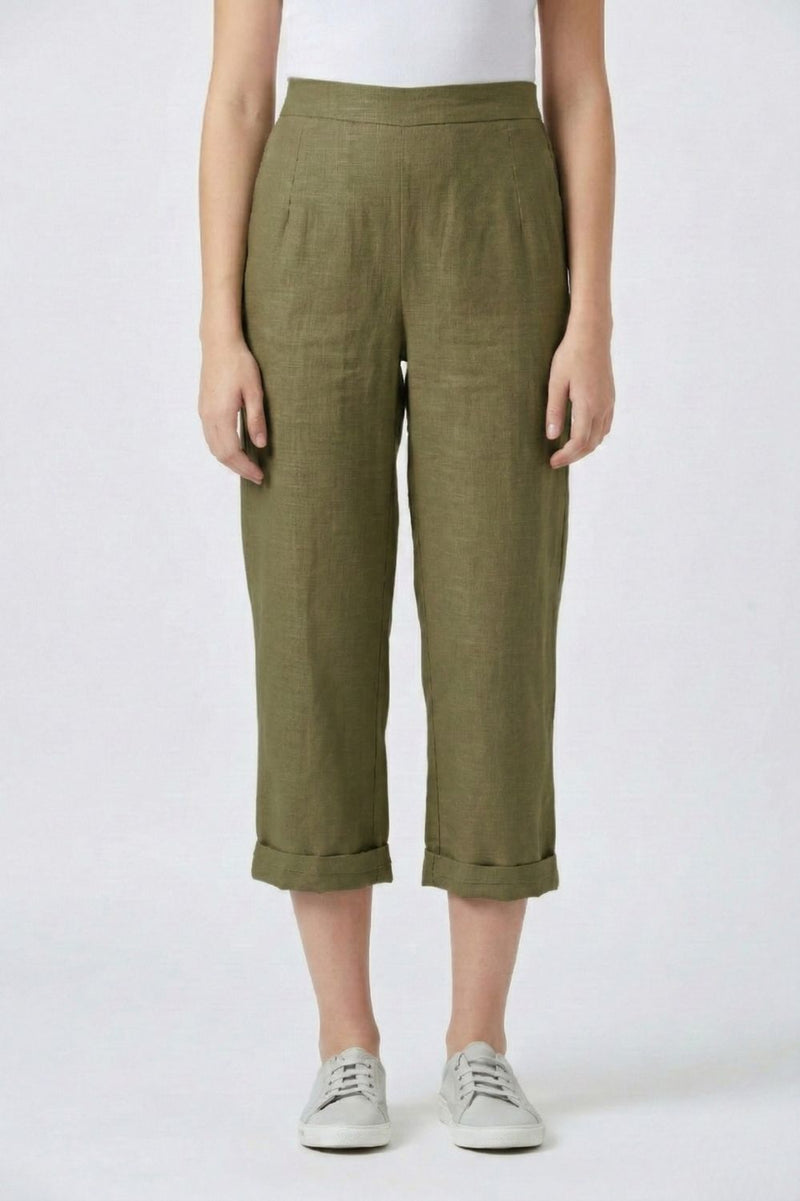BLAKE OLIVE SET upcycled cotton by Doodlage in olive color for women in Singapore