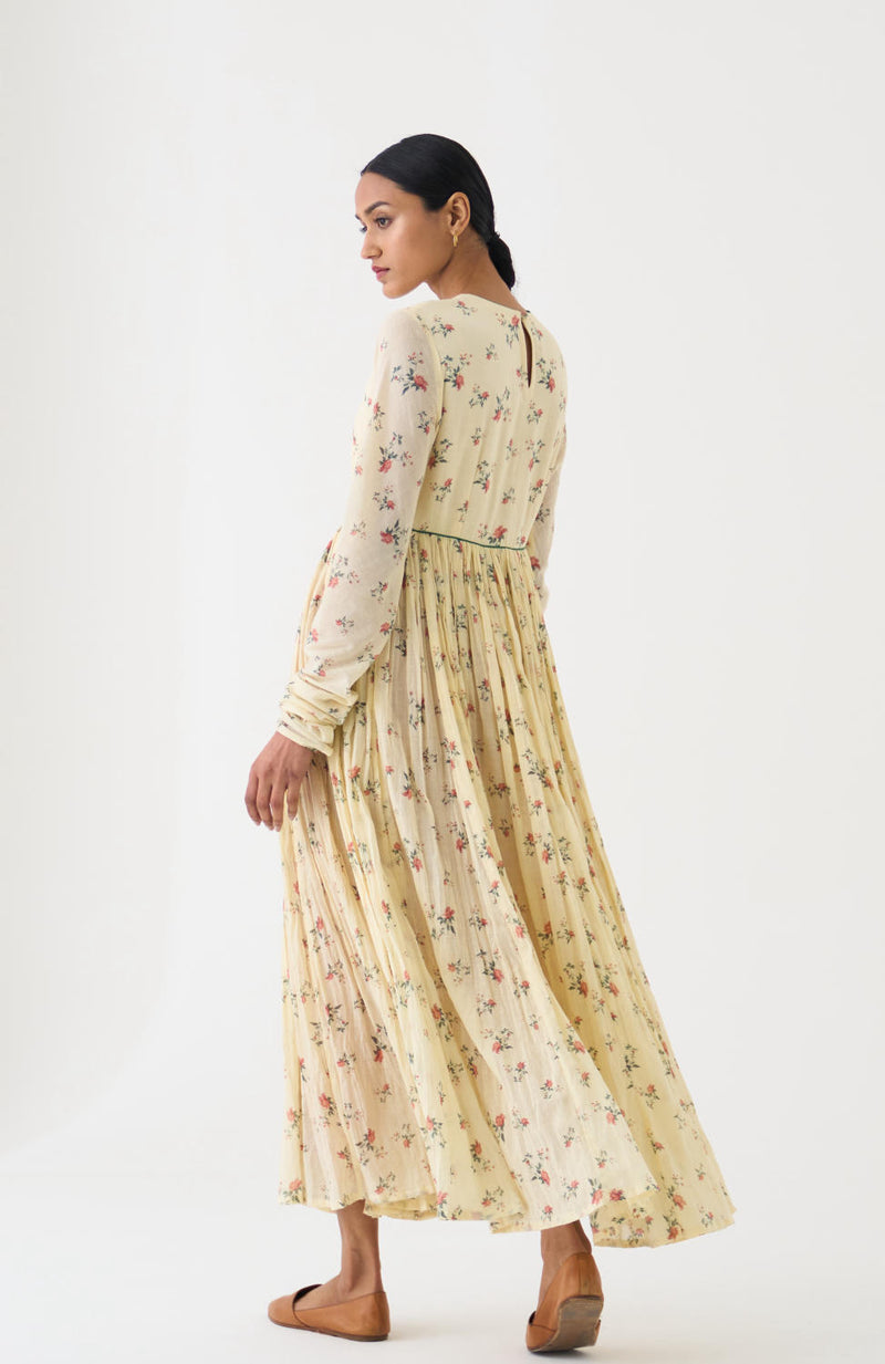 Chintz Ivory Ghoomar Anarkali