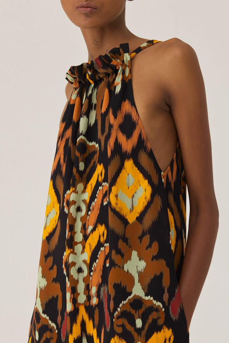 Bohemian Ikat Maxi Dress by World of SiSa for women in Singapore