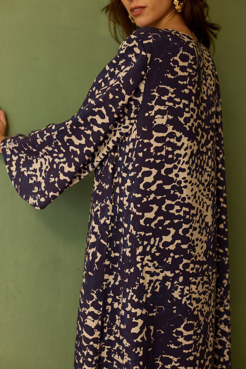 Dapple Abstract Maxi Dress by World of SiSa for women in Singapore