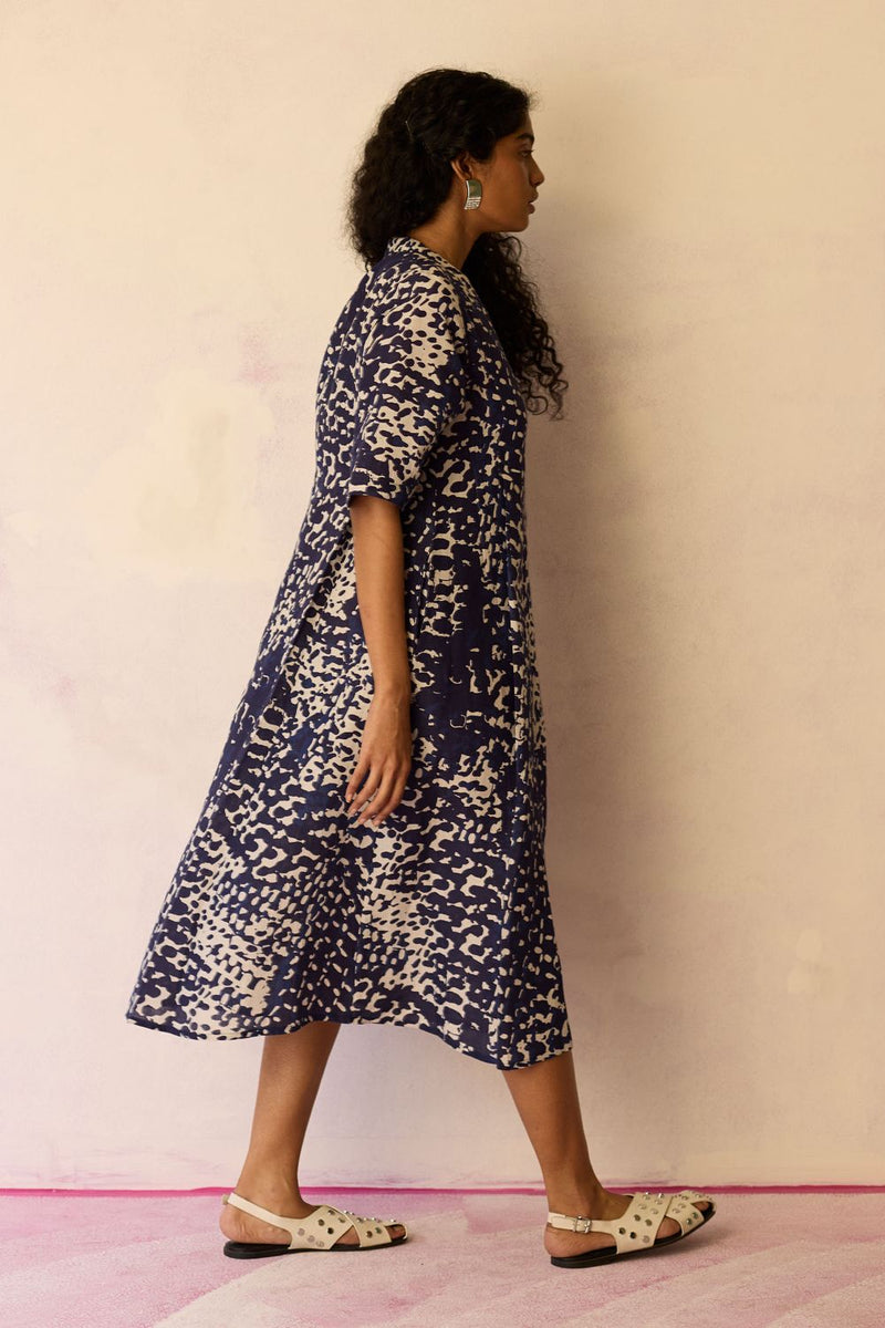 Abstract Dapple Midi Dress by World of SiSa for women in Singapore