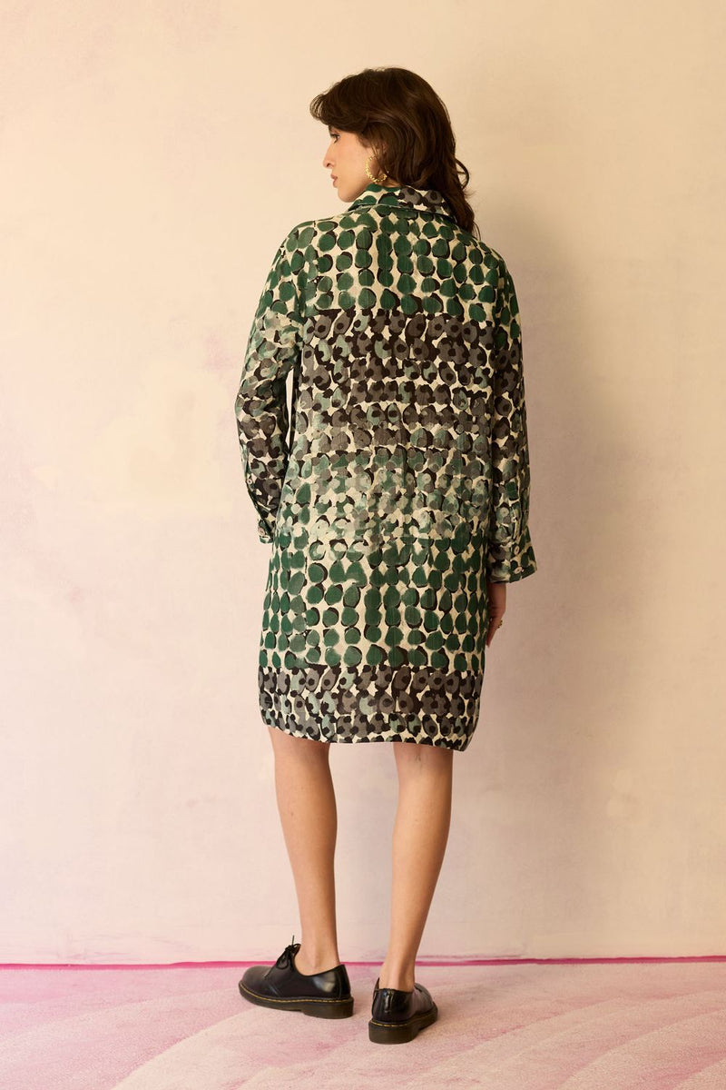 Moss Abstract Relaxed Dress by World of SiSa for women in Singapore