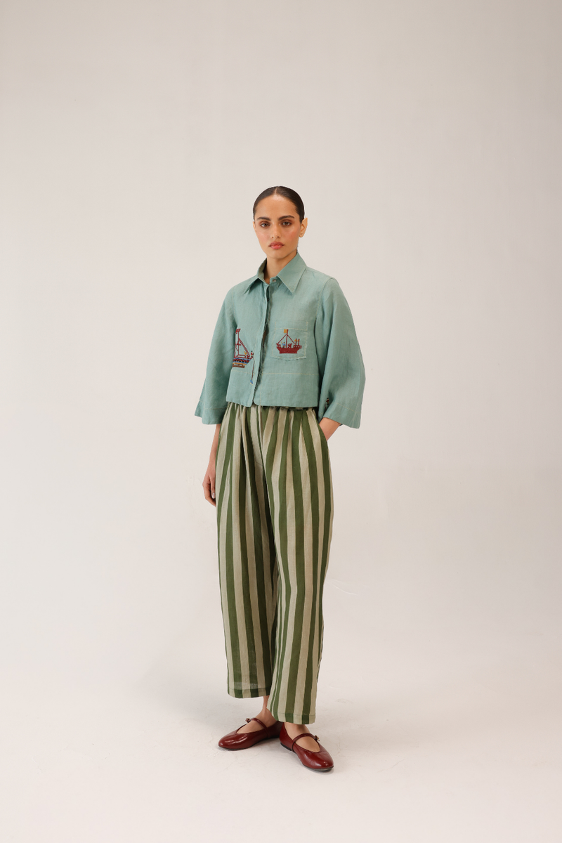 DRAWSTRING PANTS - Zest all linen by CORD for women in Singapore
