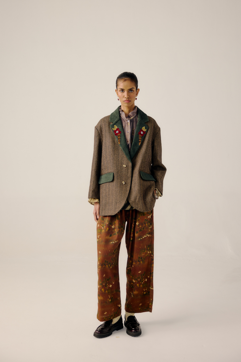 DRAWSTRING PANTS-Rust Land by CORD for women in Singapore