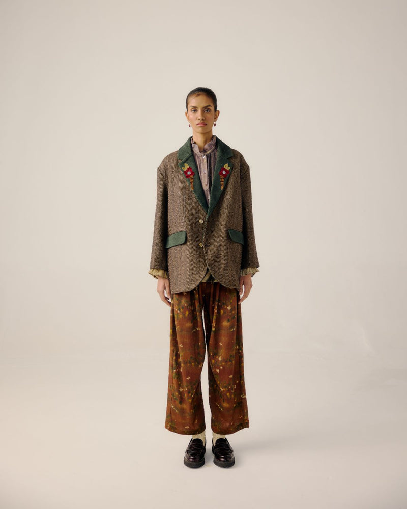 DRAWSTRING PANTS-Rust Land by CORD for women in Singapore