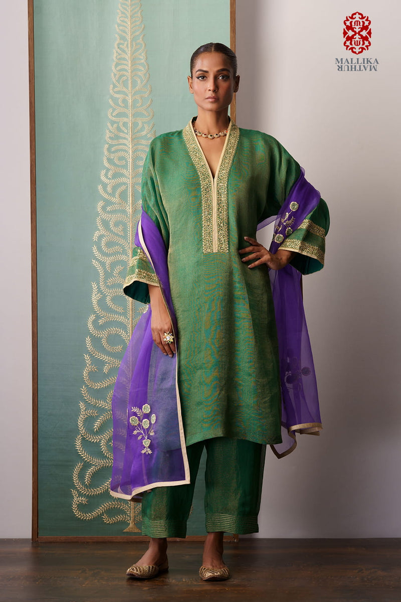 Shagufta Dupatta kora puple embroidered Buy Shagufta Dupatta kora puple embroidered from C&W | Dupattas for Women by Mallika Mathur in purple color for women in Singapore