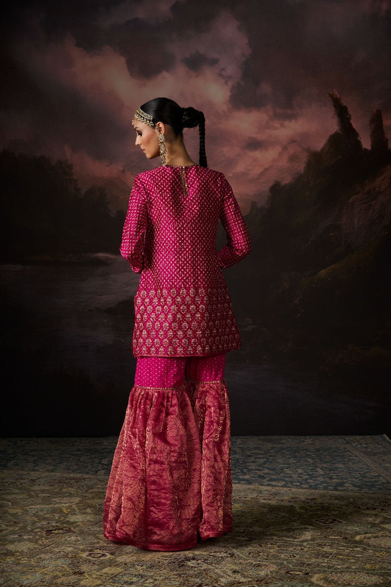 DUA GHARARA 100% cotton by SWATTI KAPOOR in pink color for women in Singapore
