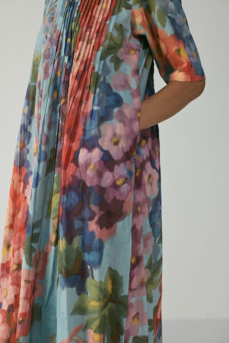 DARLINGTON PINTUCKS DRESS cotton by Yam in multi color for women in Singapore