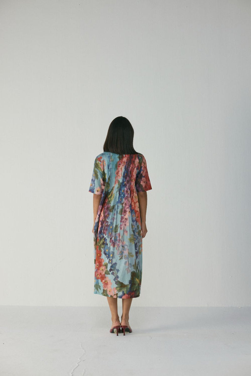 DARLINGTON PINTUCKS DRESS cotton by Yam in multi color for women in Singapore