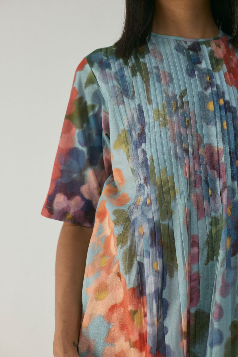 DARLINGTON PINTUCKS DRESS cotton by Yam in multi color for women in Singapore