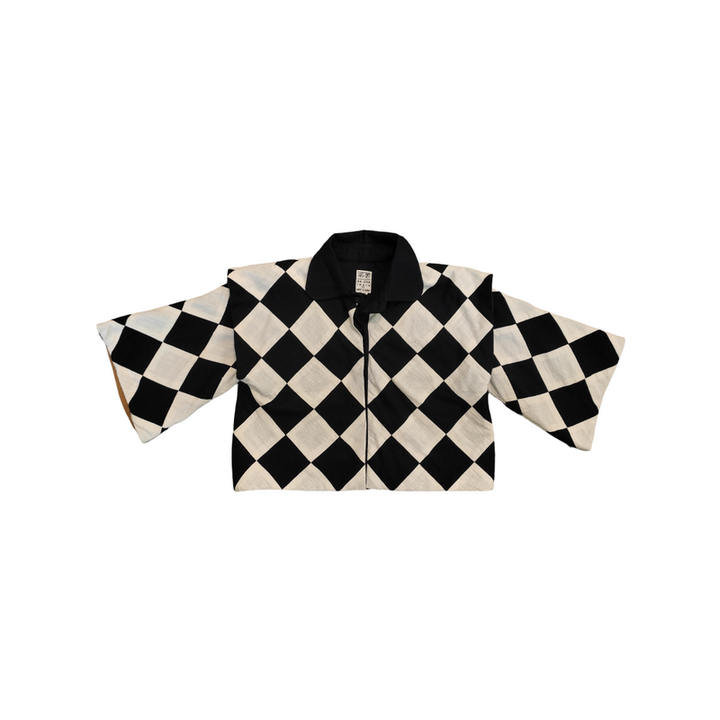 Dinky Shirt cotton by Ka-Sha in black color for women in Singapore