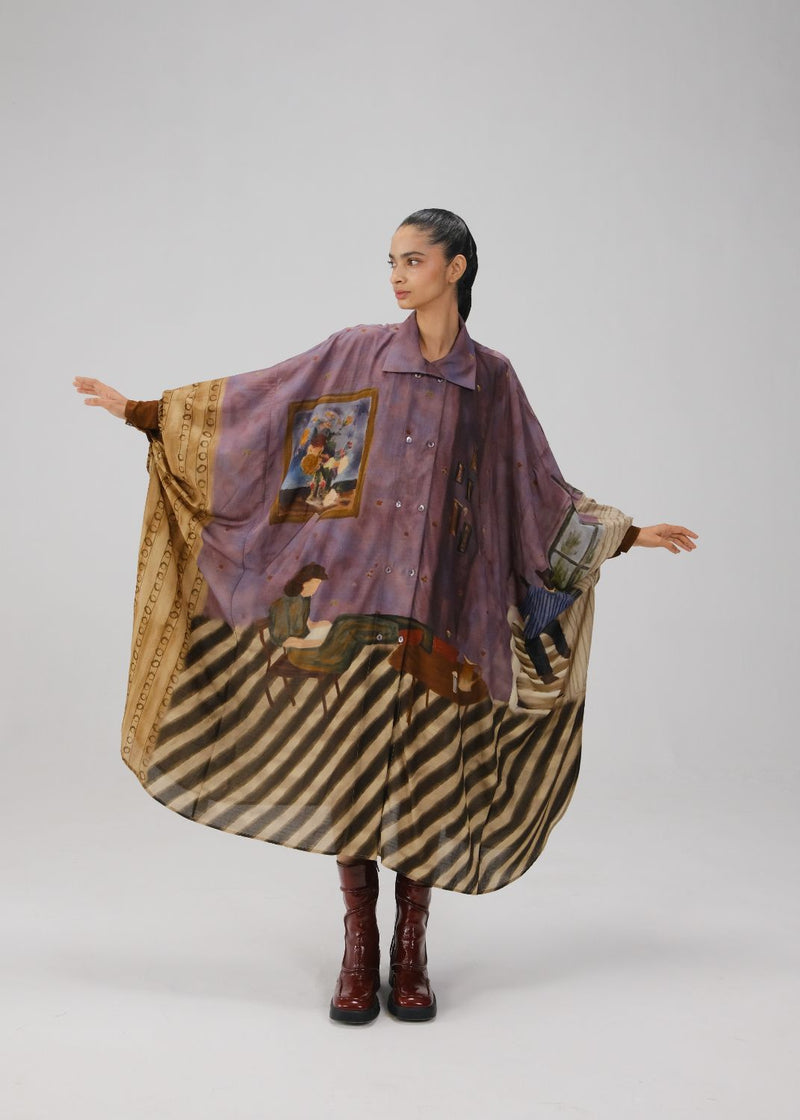 ECHO DRESS-Living Room cotton by CORD for women in Singapore