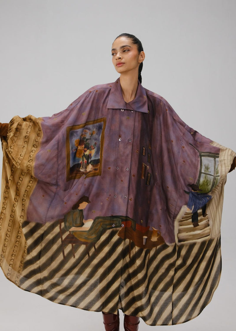 ECHO DRESS-Living Room cotton by CORD for women in Singapore