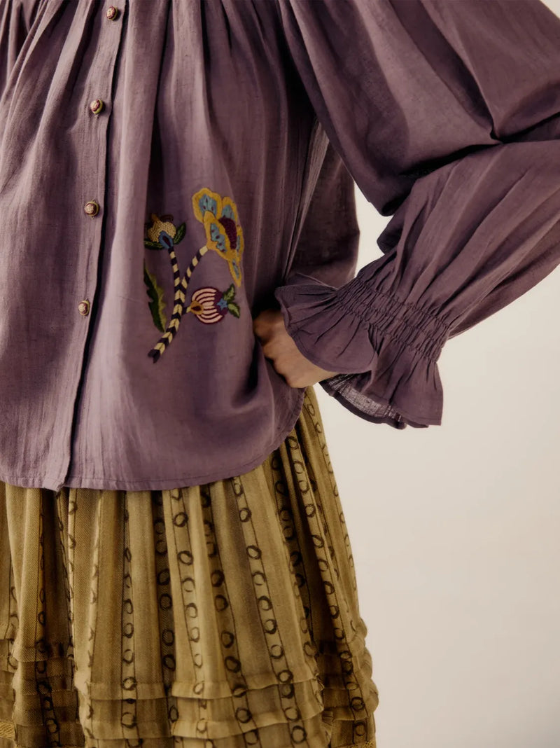 Elsa Top - Bloom Emb. cotton by CORD for women in Singapore