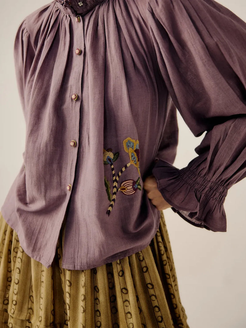 Elsa Top - Bloom Emb. cotton by CORD for women in Singapore