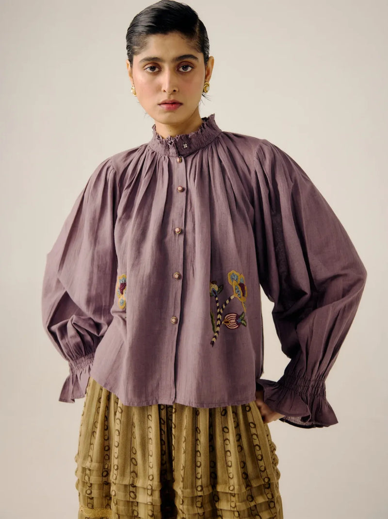 Elsa Top - Bloom Emb. cotton by CORD for women in Singapore