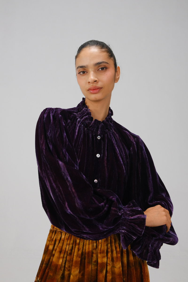 ELSA TOP-Purple by CORD for women in Singapore