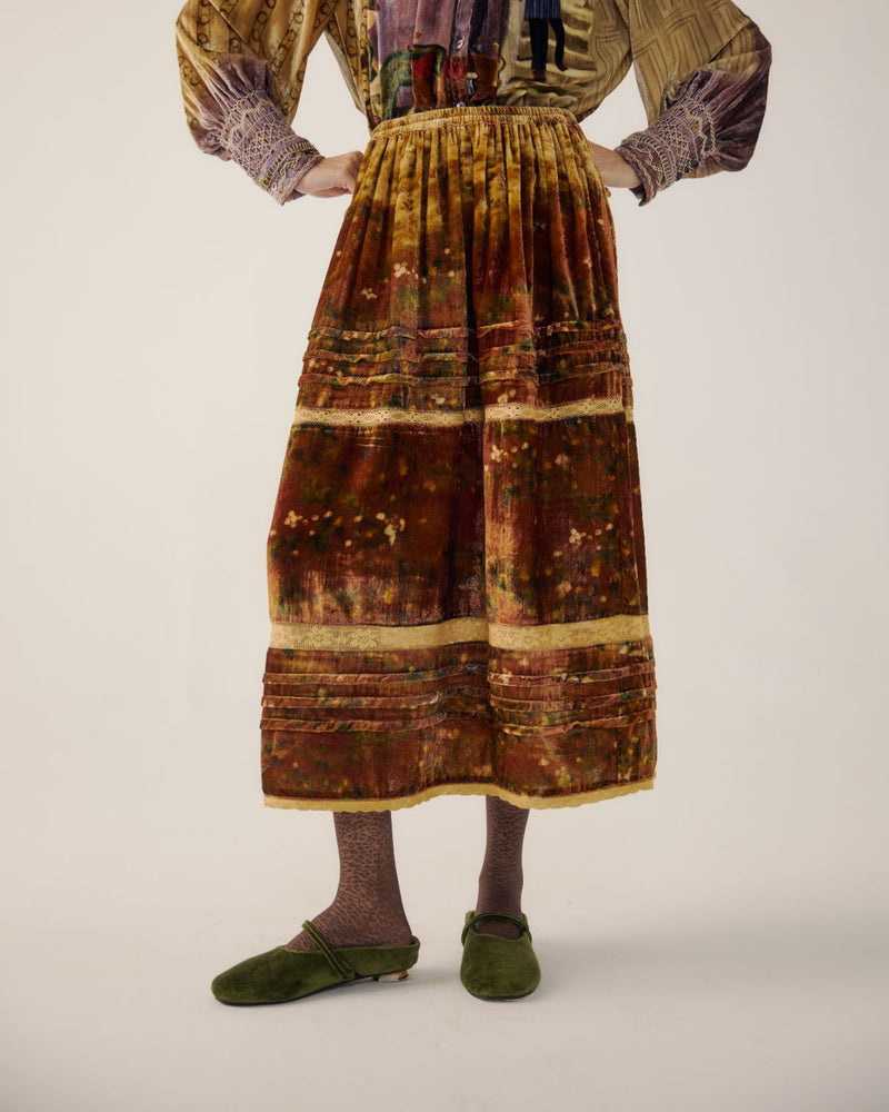 EMILY SKIRT-Rust Land by CORD for women in Singapore