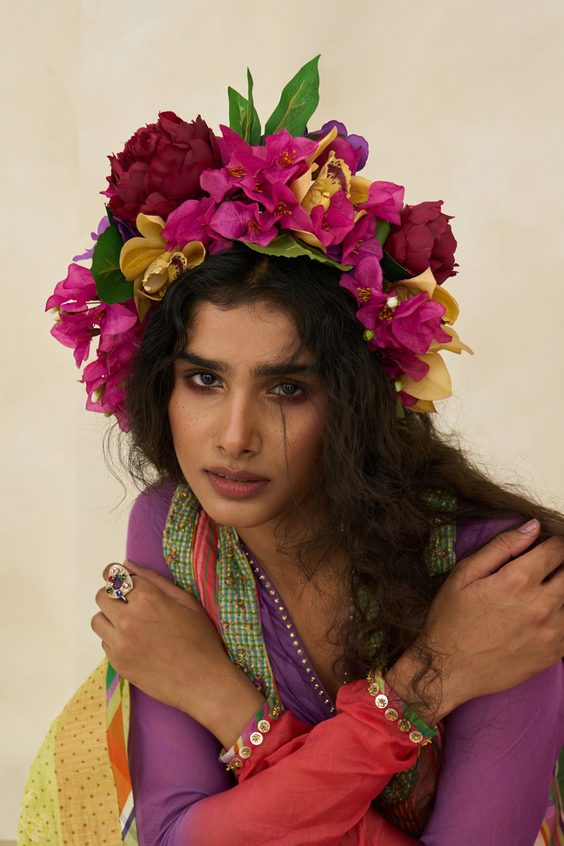 Emily Set cotton by SWATTI KAPOOR in multi color for women in Singapore