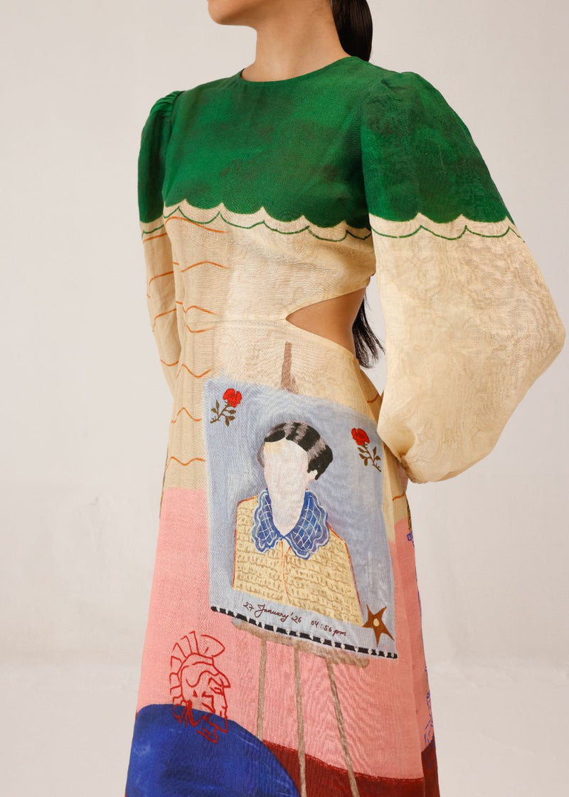 EURO LONG DRESS - LOFT all linen by CORD for women in Singapore
