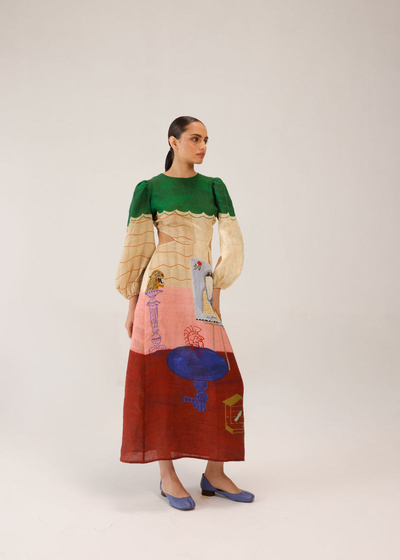 EURO LONG DRESS - LOFT all linen by CORD for women in Singapore