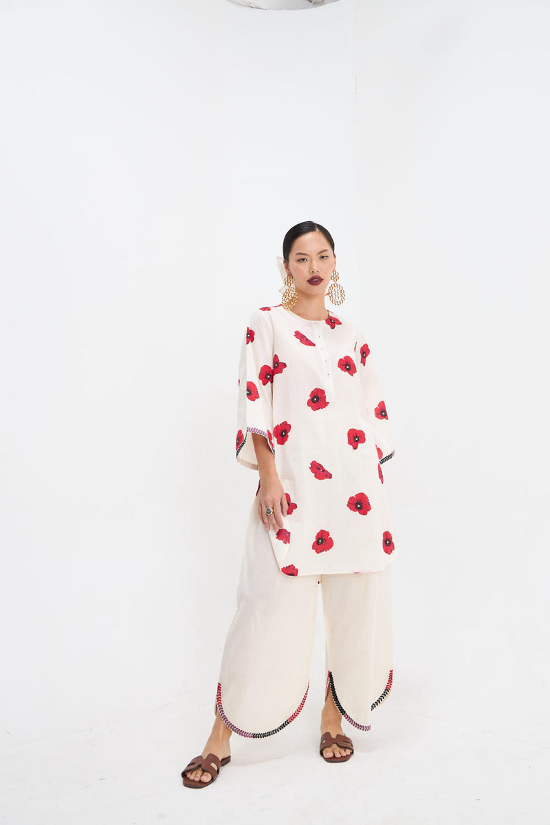 POPPY KURTA SET cotton by Aavidi for women in Singapore