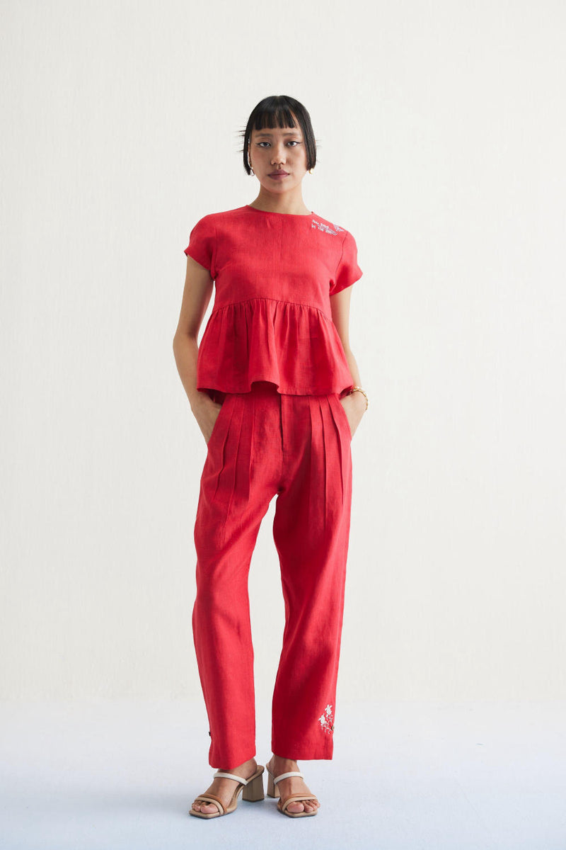 Ebb & Flow Sunset Linen Trousers