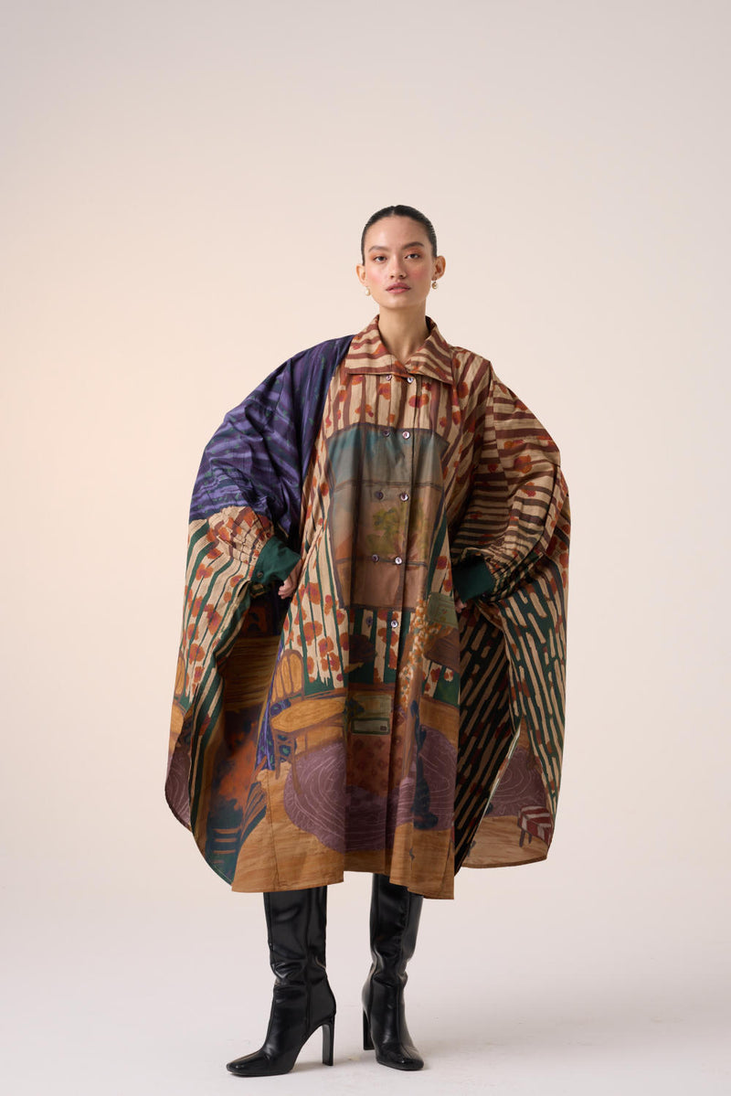 ECHO DRESS-HOME ALONE cotton by CORD for women in Singapore