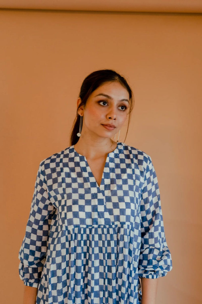 Eclipse Dress mul by Homegrown by Alterego in blue color for women in Singapore