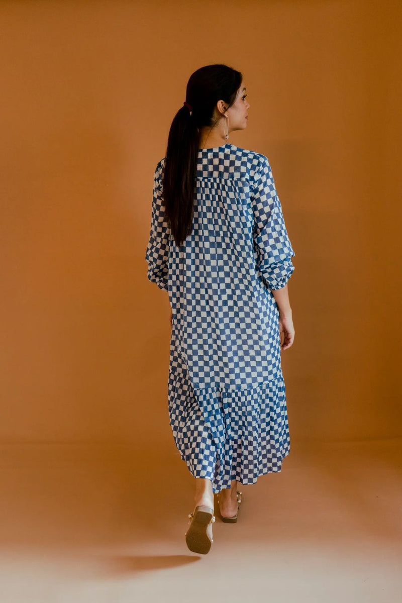 Eclipse Dress mul by Homegrown by Alterego in blue color for women in Singapore