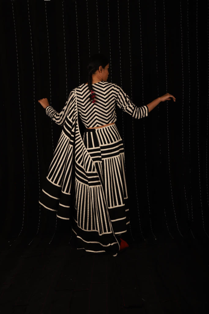 Eden Sari Dress cotton by Ka-Sha in multi color for women in Singapore