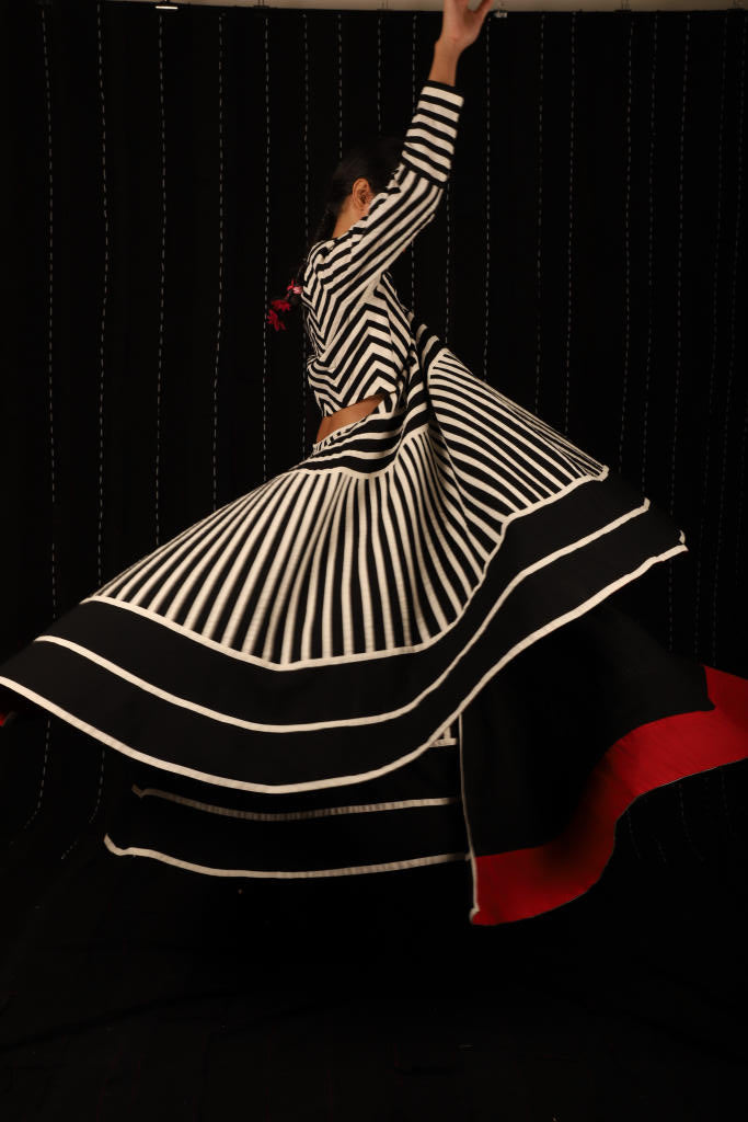 Eden Sari Dress cotton by Ka-Sha in multi color for women in Singapore