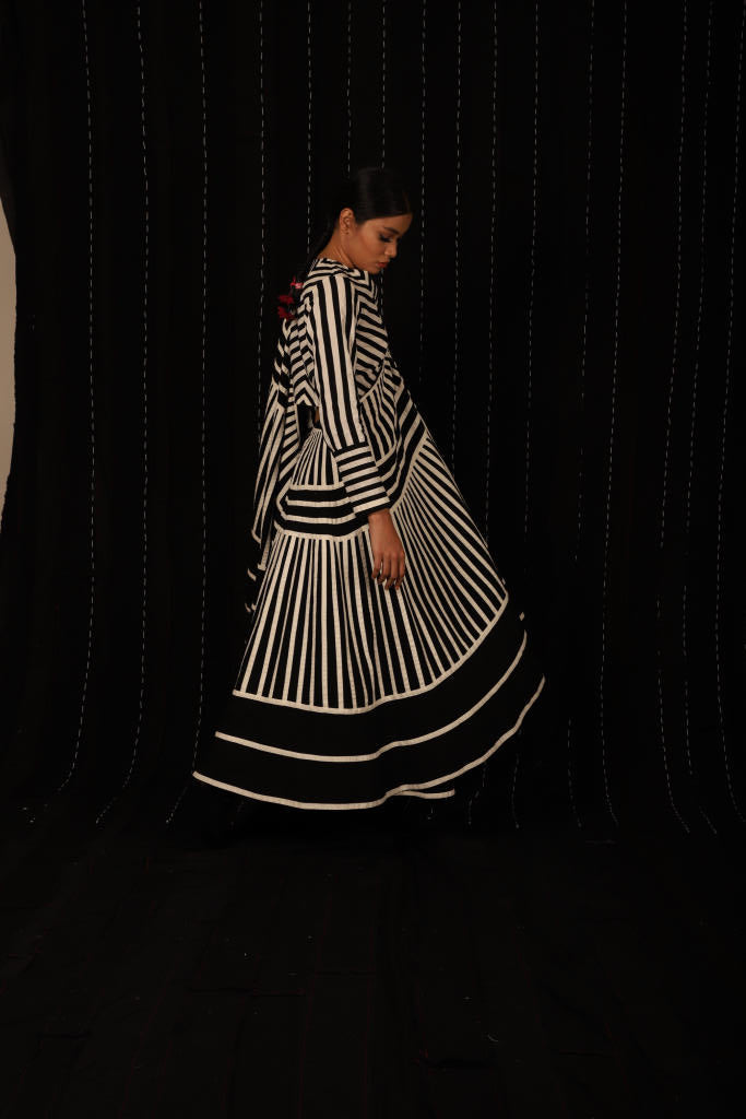 Eden Sari Dress cotton by Ka-Sha in multi color for women in Singapore