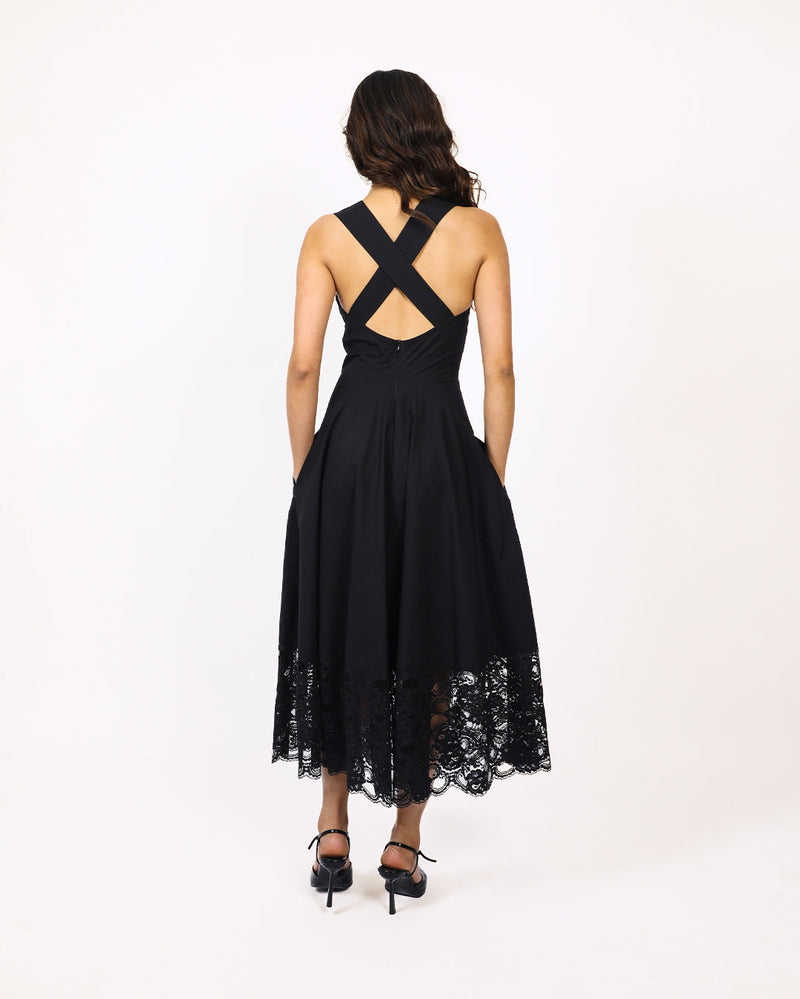 Jia Dress 100% cotton Buy Jia Dress from C&W | Dresses for Women by Leh Studios in black color for women in Singapore