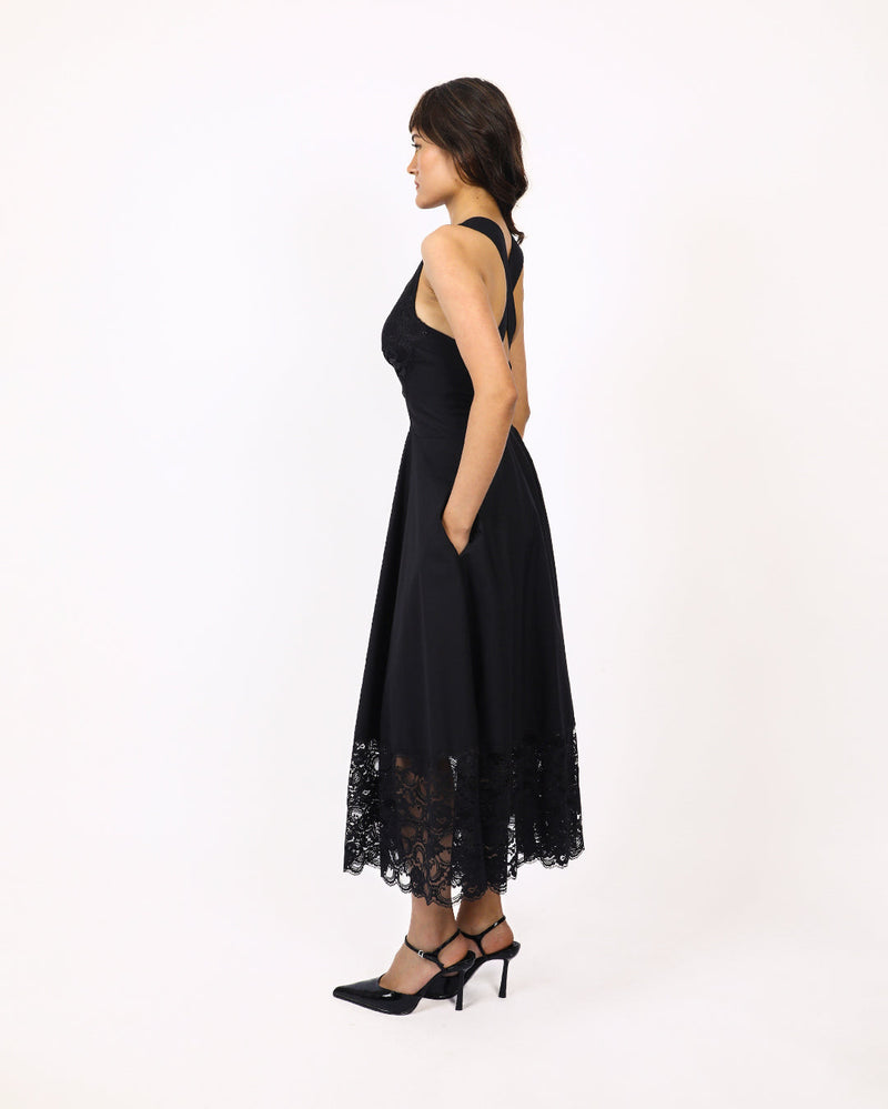 Jia Dress 100% cotton Buy Jia Dress from C&W | Dresses for Women by Leh Studios in black color for women in Singapore