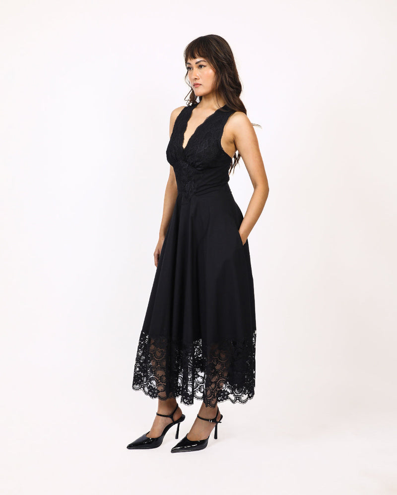 Jia Dress 100% cotton Buy Jia Dress from C&W | Dresses for Women by Leh Studios in black color for women in Singapore