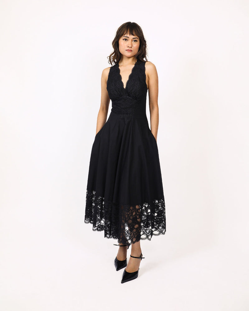 Jia Dress 100% cotton Buy Jia Dress from C&W | Dresses for Women by Leh Studios in black color for women in Singapore