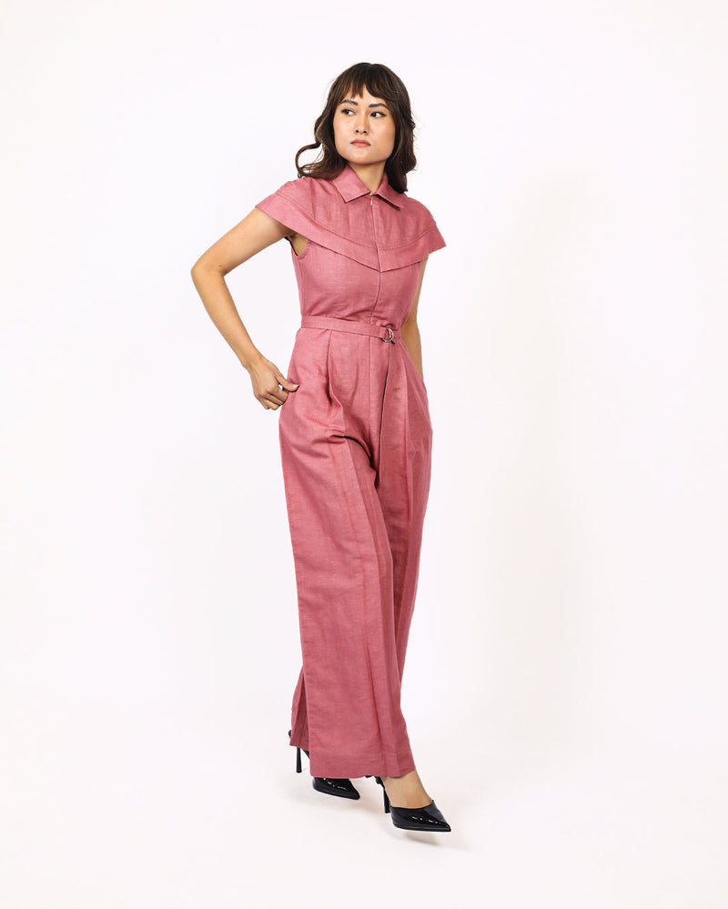 Sophie cape jumpsuit 100% cotton Buy Sophie cape jumpsuit from C&W | Jumpsuits for Women by Leh Studios for women in Singapore