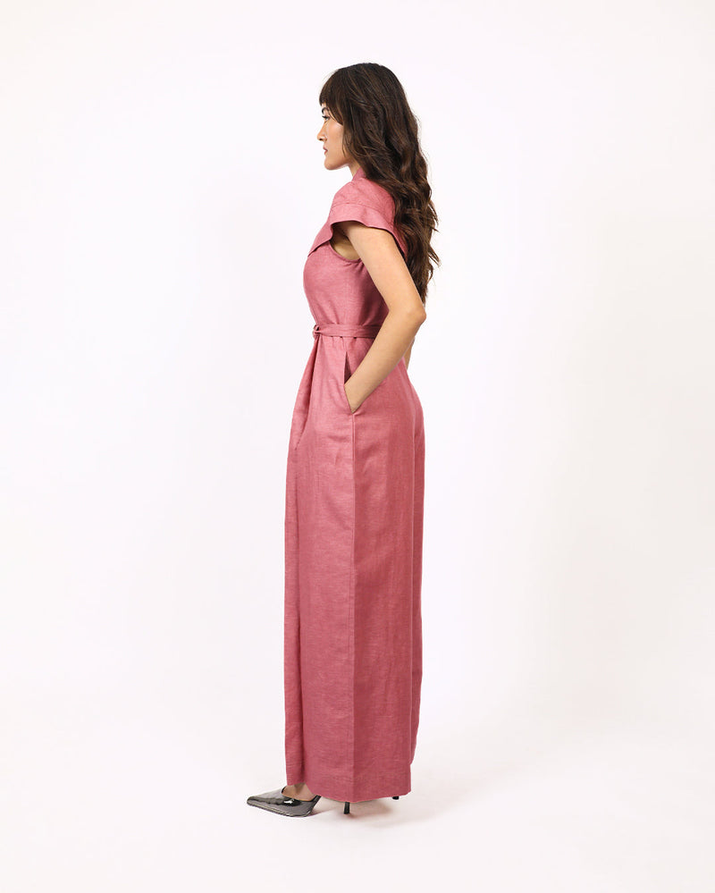 Sophie cape jumpsuit 100% cotton Buy Sophie cape jumpsuit from C&W | Jumpsuits for Women by Leh Studios for women in Singapore