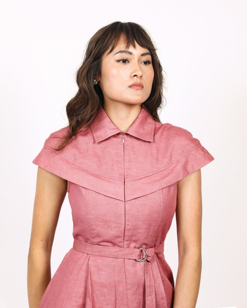 Sophie cape jumpsuit 100% cotton Buy Sophie cape jumpsuit from C&W | Jumpsuits for Women by Leh Studios for women in Singapore