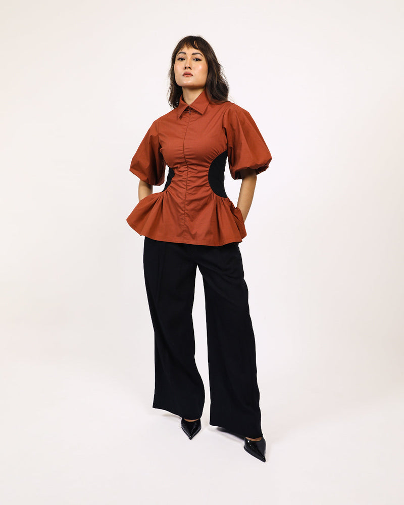 Illusion Top 100% cotton Buy Illusion Top from C&W | Tops And Shirts for Women by Leh Studios in multi color for women in Singapore