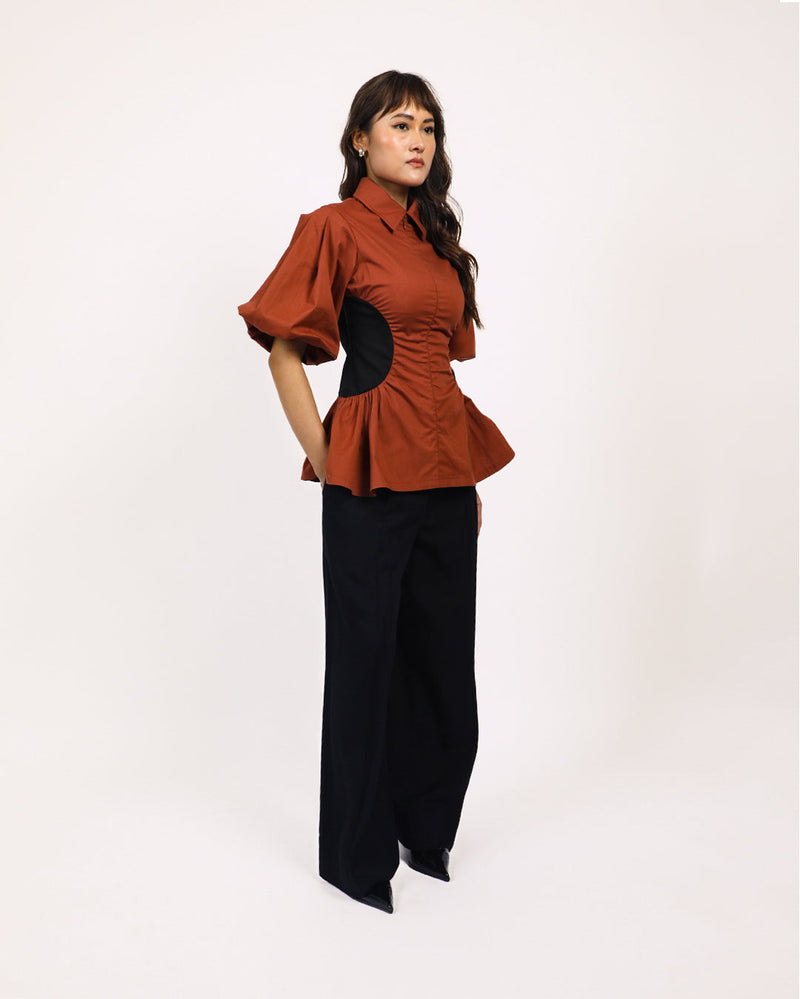 Illusion Top 100% cotton Buy Illusion Top from C&W | Tops And Shirts for Women by Leh Studios in multi color for women in Singapore