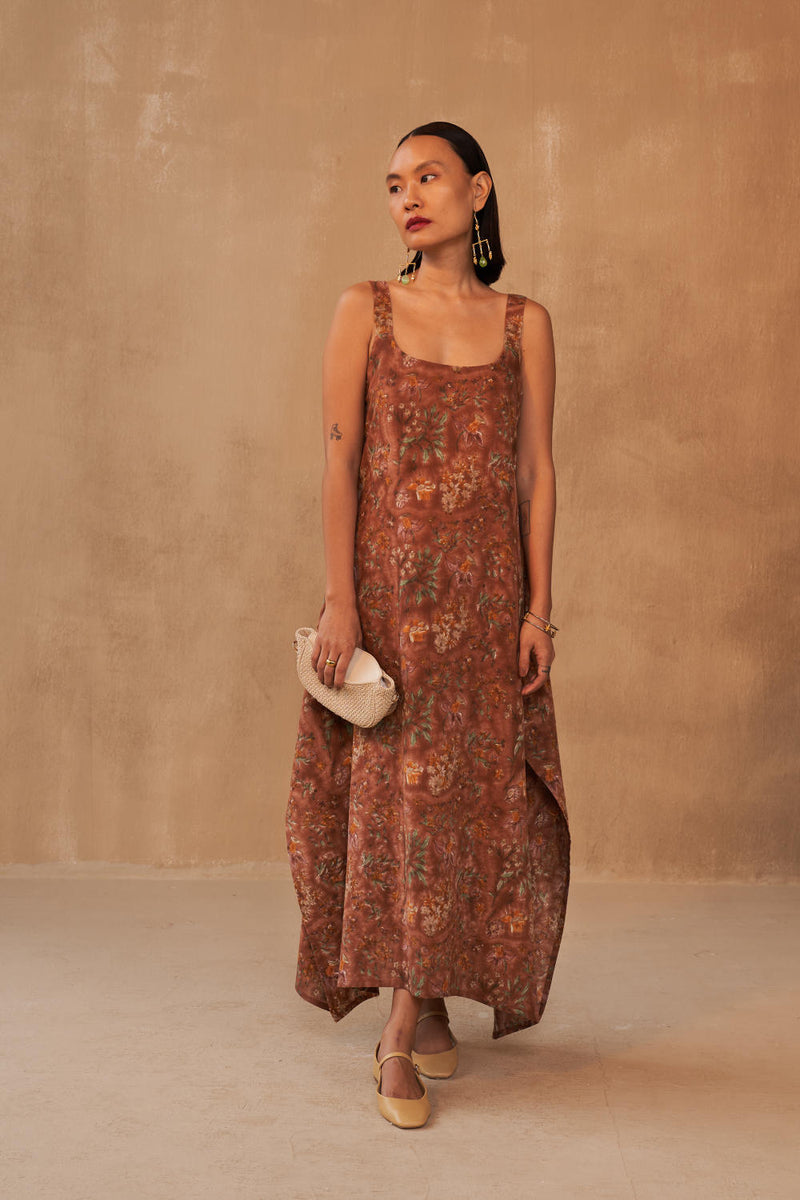 Endless Fields Kala Cotton Maxi Dress