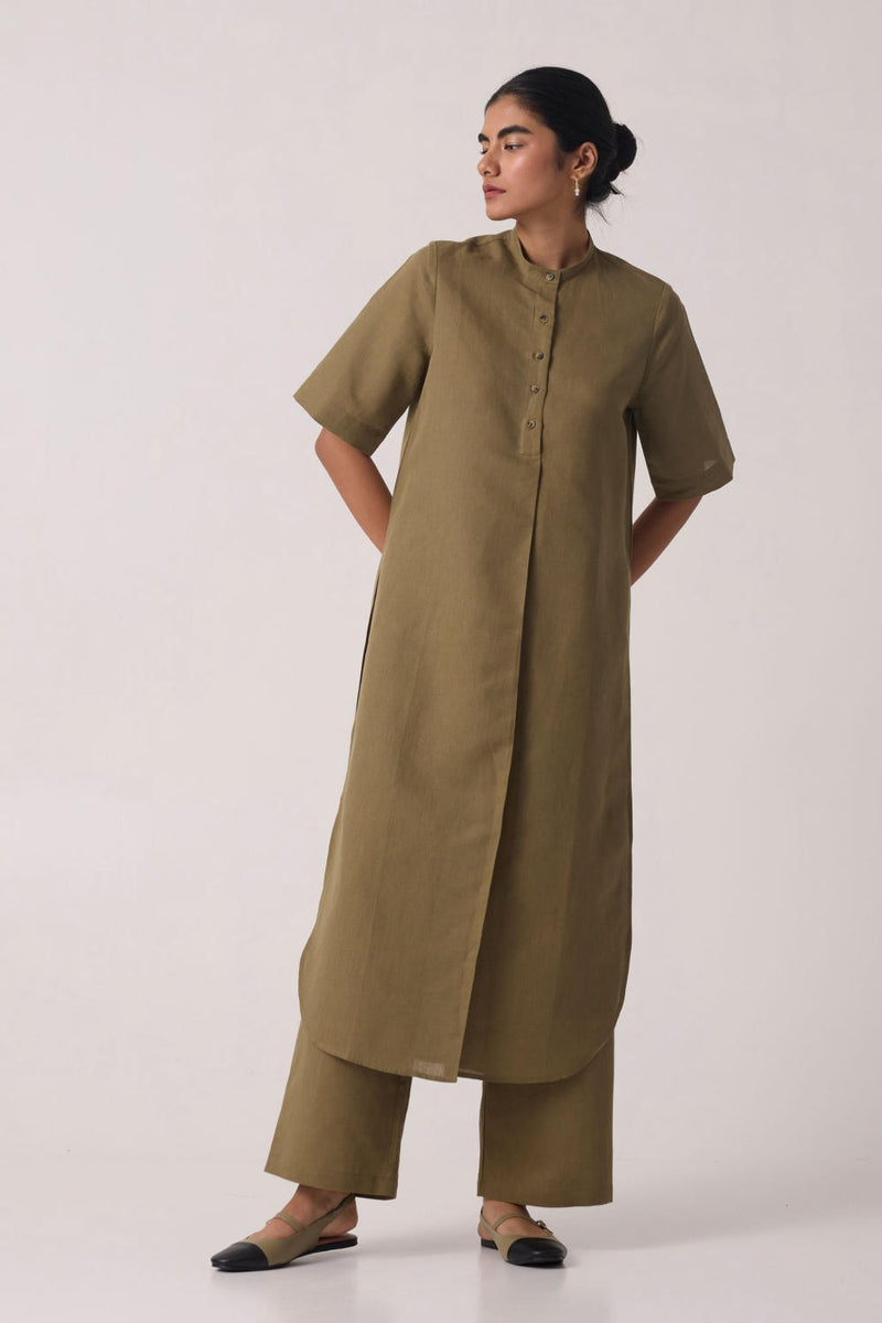 Ethel Olive Co-Ord Set cotton by The Summer House for women in Singapore