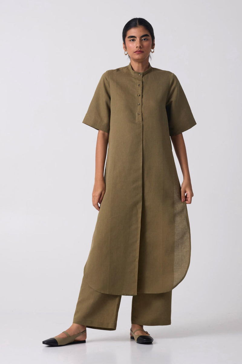 Ethel Olive Co-Ord Set cotton by The Summer House for women in Singapore