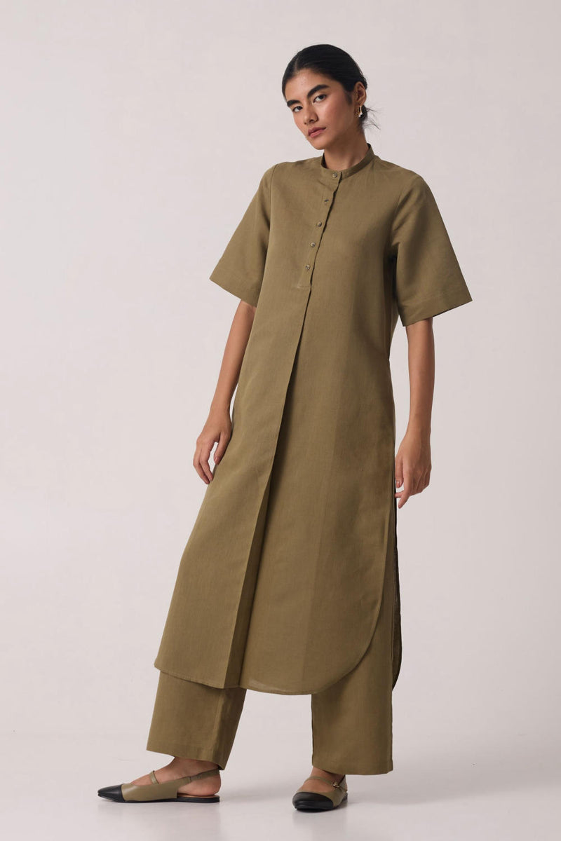 Ethel Olive Co-Ord Set cotton by The Summer House for women in Singapore